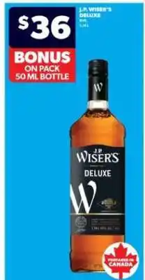 Real Canadian Liquorstore J.P. Wiser's Deluxe offer