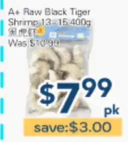 Oceans Fresh Food Market A+ Raw Black Tiger Shrimps offer