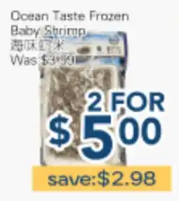 Oceans Fresh Food Market Ocean Taste Frozen Baby Shrimp offer