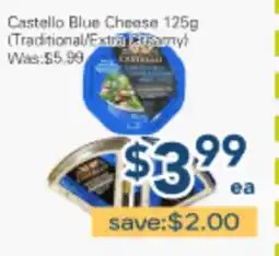 Oceans Fresh Food Market Castello Blue Cheese 125g (Traditional/Extra Creamy) offer