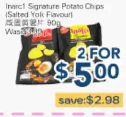 Oceans Fresh Food Market Inarc1 Signature Potato Chips (Salted Yolk Flavour) offer