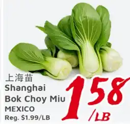 United Supermarket Shanghai Bok Choy Miu offer