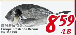 United Supermarket Europe Fresh Sea Bream offer