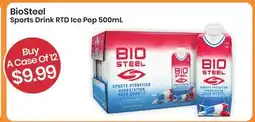 Healthy Planet BioSteel Sports Drink RTD Ice Pop offer