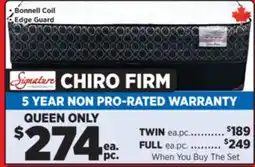 Surplus Furniture Chiro Firm Queen Mattress Set offer