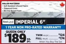 Surplus Furniture Imperial Queen Mattress Set offer