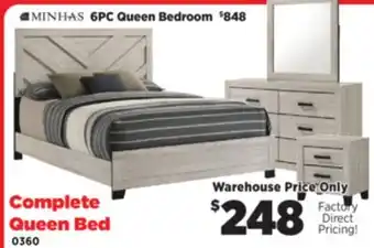 Surplus Furniture Wesley Light Grey Queen Bed offer