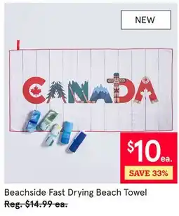 Kitchen Stuff Plus Beachside Fast Drying Beach Towel offer
