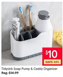 Kitchen Stuff Plus Tidysink Soap Pump & Caddy Organizer offer