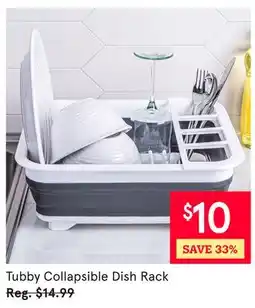 Kitchen Stuff Plus Tubby Collapsible Dish Rack offer
