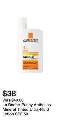 Well La Roche-Posay Anthelios Mineral Tinted Ultra-Fluid Lotion SPF 50 offer