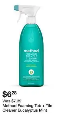 Well Method Foaming Tub + Tile Cleaner Eucalyptus Mint offer