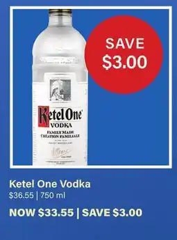 LCBO Ketel One Vodka offer