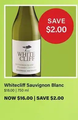 LCBO Whitecliff Sauvignon Blanc offer