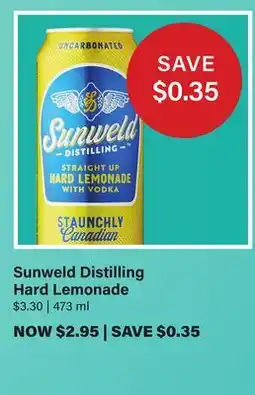 LCBO Sunweld Distilling Hard Lemonade offer