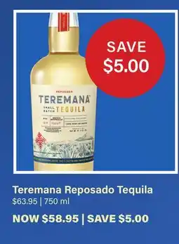 LCBO Teremana Reposado Tequila offer