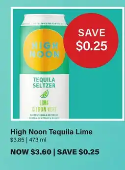 LCBO High Noon Tequila Lime offer