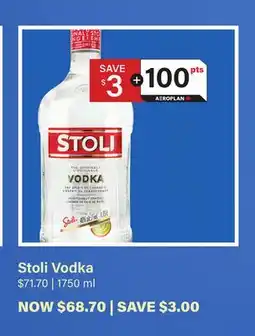 LCBO Stoli Vodka offer