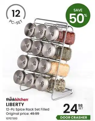 Stokes LIBERTY 12-Pc Spice Rack Set Filled offer