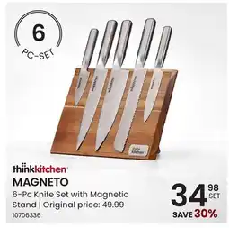 Stokes MAGNETO 6-Pc Knife Set with Magnetic Stand offer