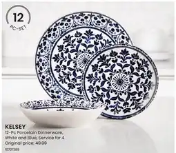 Stokes KELSEY 12-Pc Porcelain Dinnerware offer