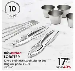 Stokes LOBSTER 10-Pc Stainless Steel Lobster Set offer