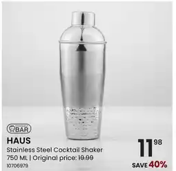 Stokes HAUS Stainless Steel Cocktail Shaker offer
