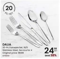 Stokes DALIA 20-Pc Flatware Set offer