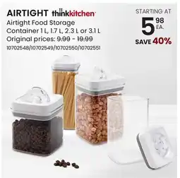 Stokes THINKKITCHEN AIRTIGHT offer