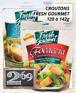 Supermarché PA CROUTONS FRESH GOURMET offer