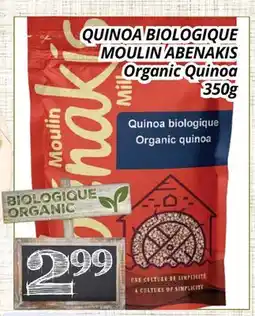 Supermarché PA QUINOA BIOLOGIQUE MOULIN ABENAKIS |Organic Quinoa offer
