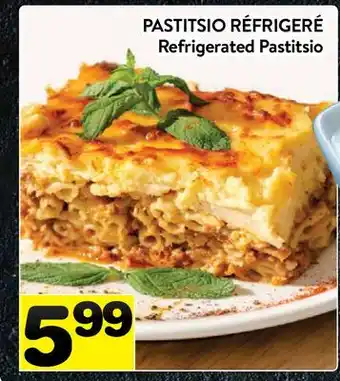 Supermarché PA PASTITSIO RÉFRIGÉRÉ | Refrigerated Pastitsio offer
