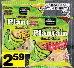 Supermarché PA CROUSTILLES DE PLANTAIN SS FRUTAS | chips offer
