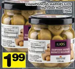 Supermarché PA CHAMPIGNONS MARINÉS ILIOS | Marinated Mushrooms offer