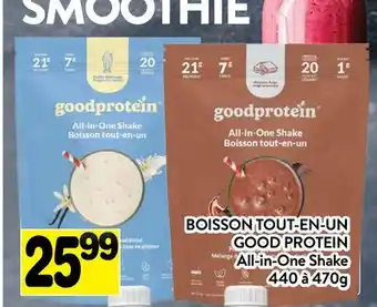 Supermarché PA BOISSON TOUT-EN-UN GOOD PROTEIN | All-in-One Shake offer
