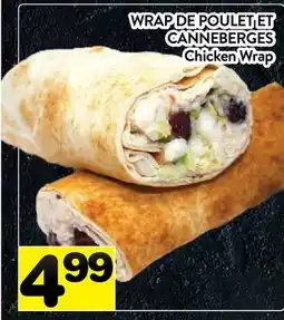 Supermarché PA WRAP DE POULET ET CANNEBERGES | Chicken Wrap offer