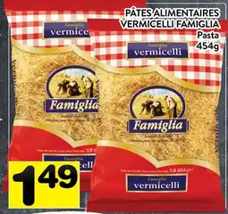 Supermarché PA PÂTES ALIMENTAIRES VERMICELLI FAMIGLIA | Pasta offer