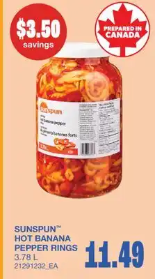 Wholesale Club HOT BANANA PEPPER RINGS offer