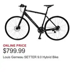 Costco Louis Garneau SETTER 9.0 Hybrid Bike offer