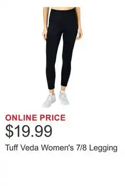 Costco Tuff Veda Women's 7/8 Legging offer