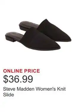 Costco Steve Madden Women's Knit Slide offer