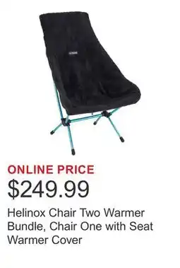 Costco Helinox Chair Two Warmer Bundle, Chair One with Seat Warmer Cover offer