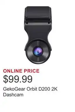 Costco GekoGear Orbit D200 2K Dashcam offer