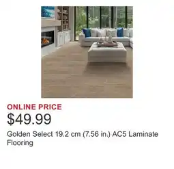 Costco Golden Select 19.2 cm (7.56 in.) AC5 Laminate Flooring offer