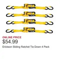 Costco Erickson Sliding Ratchet Tie Down offer