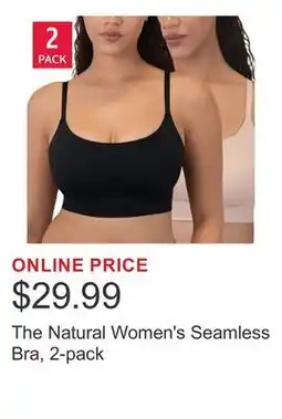 Costco The Natural Women's Seamless Bra, 2-pack offer