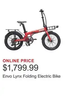 Costco Envo Lynx Folding Electric Bike offer