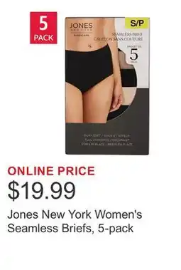 Costco Jones New York Women's Seamless Briefs, 5-pack offer