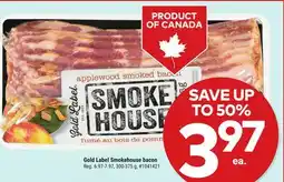 Giant Tiger Gold Label Smokehouse bacon offer