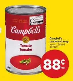 Giant Tiger Campbell's condensed soup offer